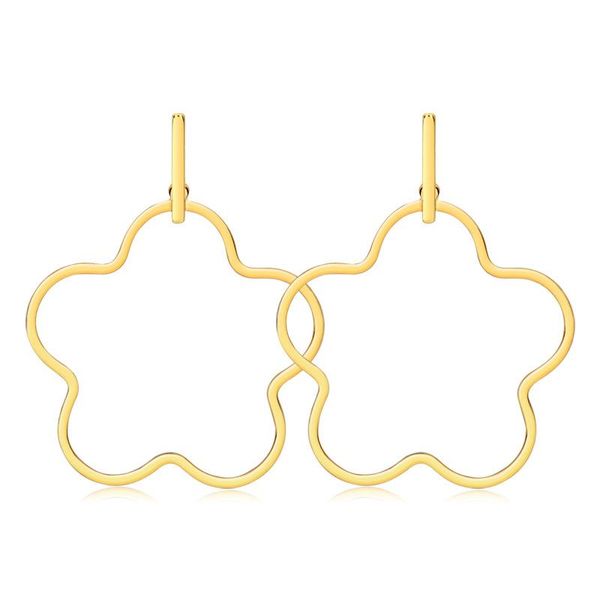 Hoop Huggie BAECYT Trendy Heart Round Star Orecchini geometrici in oro per le donne 2021 Piercing all'orecchio Gioielli semplici Bijoux Brincos