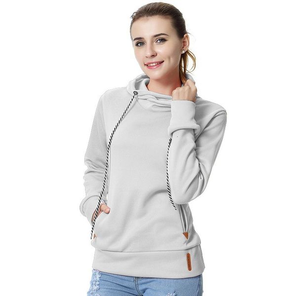 

female fashionable aransue with upper hood long sleeve spring and autumn clothes plus size s 5xl velo hoodies, Black