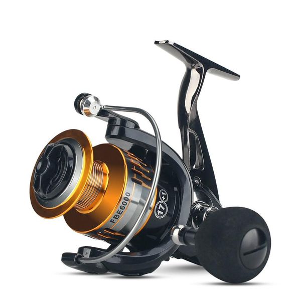 

spinning fishing reel 2000-6000 metal spool 5-10 kg power hard gear light & tough body bearing balls trolling baitcasting reels
