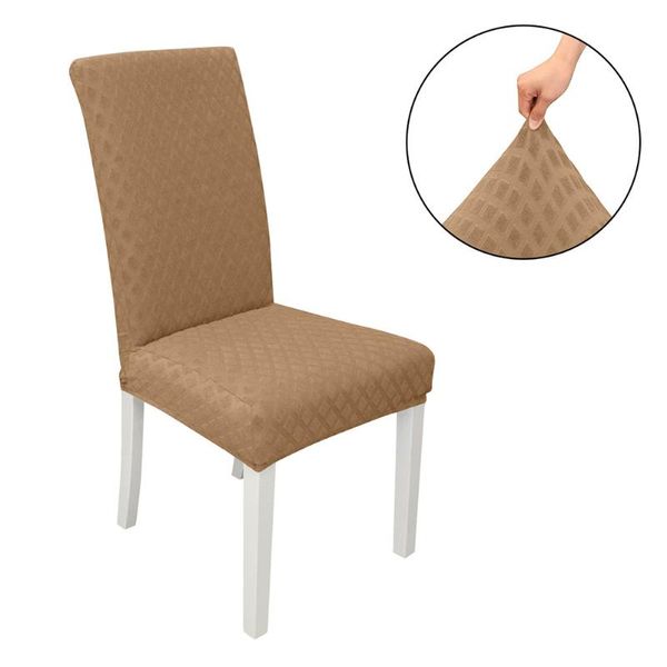 

slipcover el soft dining chair cover furniture washable home decor ceremony jacquard high stretch removable seat protector covers