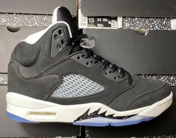 

size us 7~13 5 oreo mens basketball shoes running sports 5s black white-cool grey men outdoor trainers sneakers ct4838-011 with original box