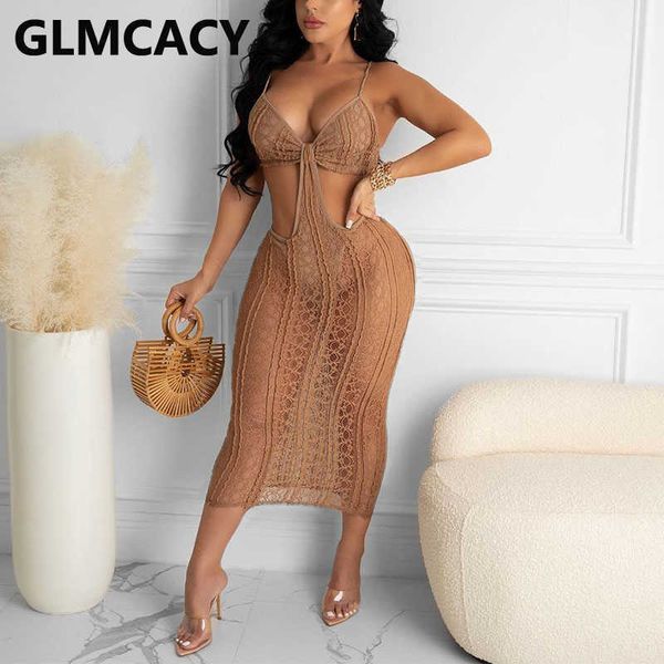 

women spaghetti strap hollow out see through bodycon maxi dress 210702, Black;gray