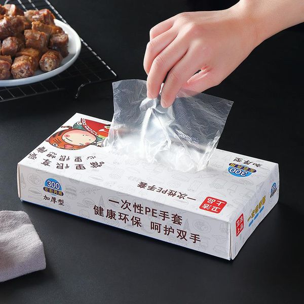 

disposable gloves thickened gloves, transparent and durable for beauty salons