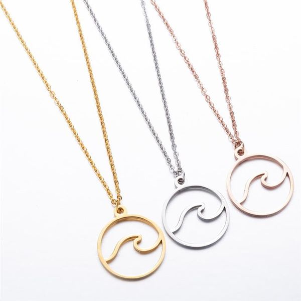 

pendant necklaces women necklace creative fashion casual wave choker, Silver