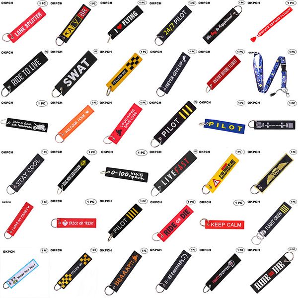 

1 pc car keychains berloques red embroidery highlight key fobs chains jewelry aviation gifts chaveiro masculino, Silver