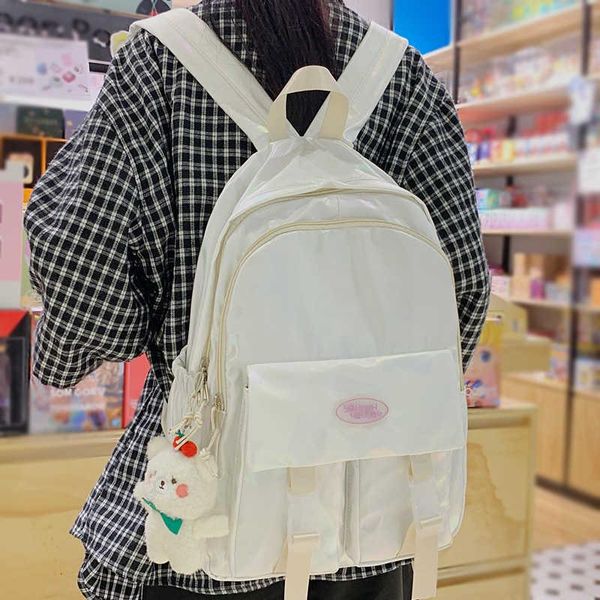 

backpack laser double pocket dwaterproof water bag women fivela portable leisure teen rucksacks beautiful school