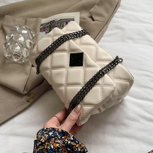 

evening bags 2021 fashion shoulder bag women travel leather pu quilted female luxury handbags designer sac a main femme