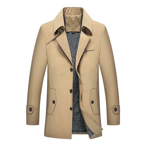 

winter new plush windbreaker men's youth korean version cotton jacket large to 8xl, Black