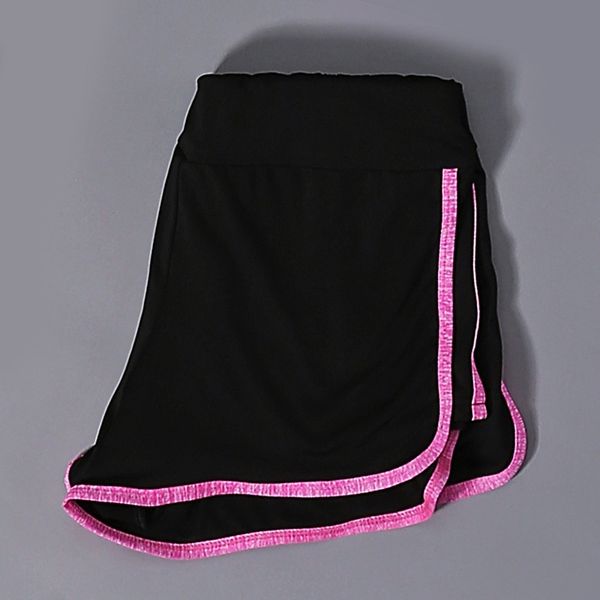 

2019 new japanese and korean women's sports breathable anti light yoga shorts running fast dry fitness low waist shorts, Black