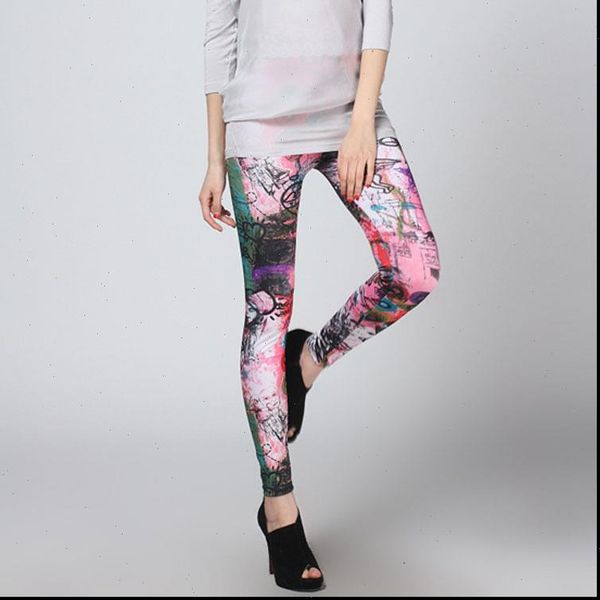 

womens leggings leopard women print spring and autumn high elasticity pant leggins waist elastic legging, Black