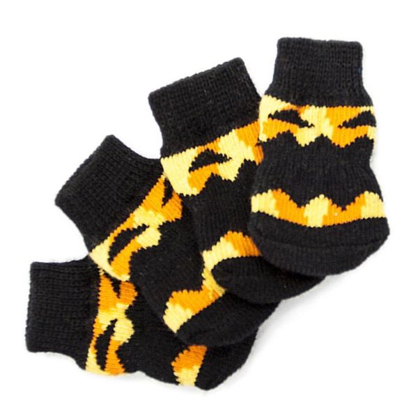 

pet cotton socks fashion dog pumpkin decoration apparel