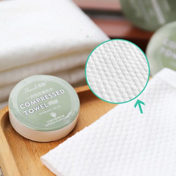 

towel 5pcs large travel pure cotton disposable compressedportable non-woven face