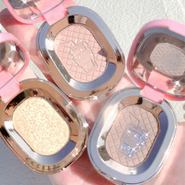 

eye shadow single color makeup palette glitter shimmer pigmented eyeshadow pallete waterproof easy to eyeshadows cosmetic
