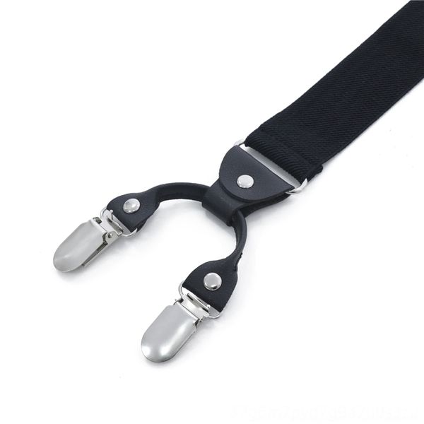 

4M6p clip strap suspenders 6 entrainment 6 entrainmentclip strap, Black;white