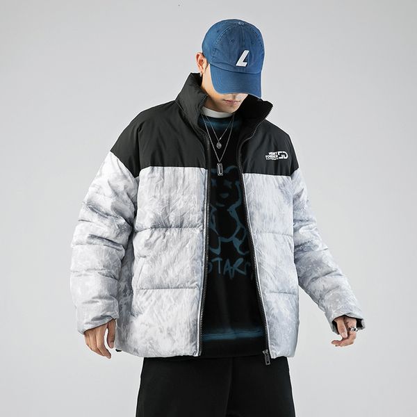 

downs Men Warm, Airless Winter Hip Hop Jackets Streetwear Harajuku Parka, Jacket, Man Parkas. Jfe9, Black