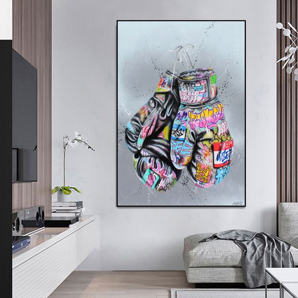 

abstract hands painting wall art pictures for living room canvas art home decoration graffiti posters and print