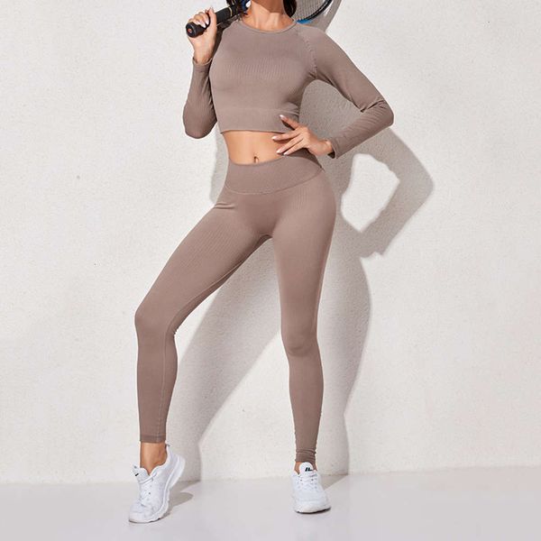 

women's tracksuits tracksuitswomen tracksuitsfitness yoga pants women's elastic tight running training quick drying sports suit sl, Gray