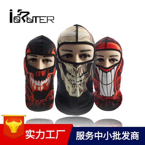 

fitness outdoor sports cycling printing full face ski warm windproof mask