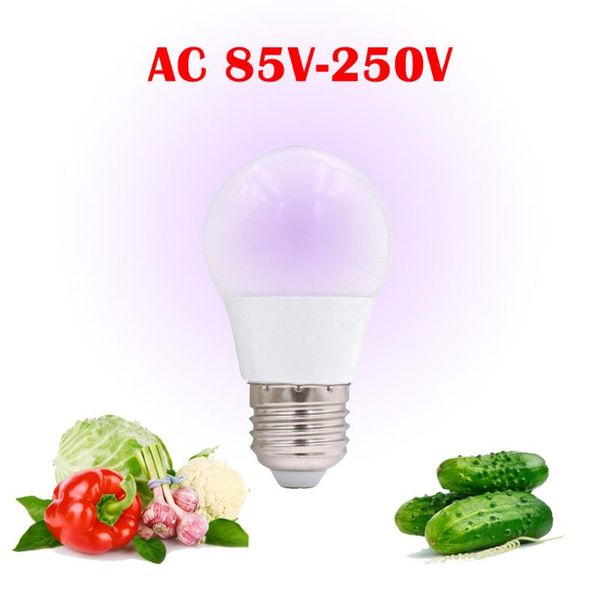 

led plant bulb lamp glow light spectrum e27 5w 7w for flowering and hydroponics outdoor lighting grow lights