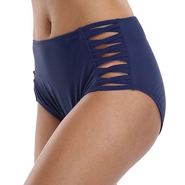 

women's panties women bikini lady push up beach swimsuit high waist hollow out bottoms s-2xl black wolf swim shorts wholesale drop, Black;pink