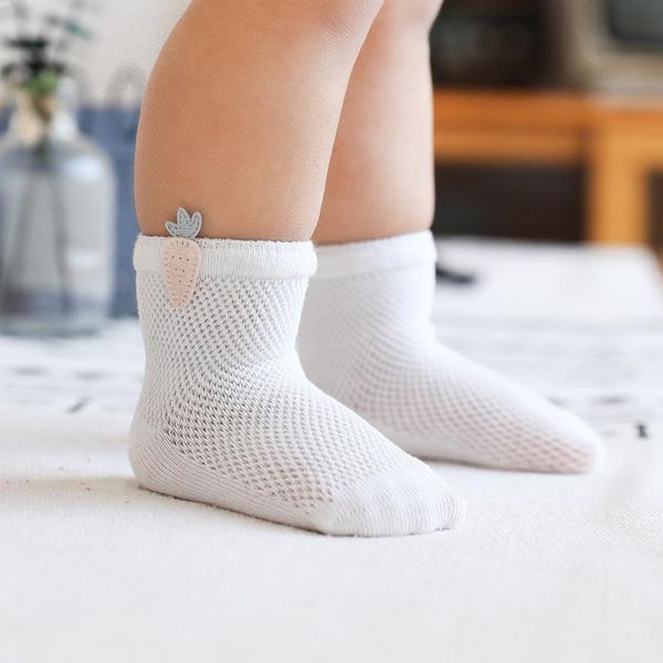 

infant baby spring floor socks pure cotton terry warm non-slip thick soft born candy color, Pink;yellow