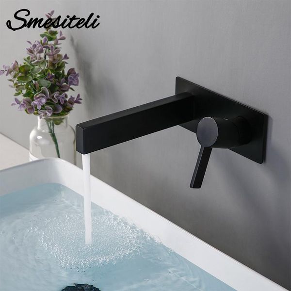 

wash basin mixer tap bath solid brass single handle two holes wall mount and cold water bathroom sink faucet faucets