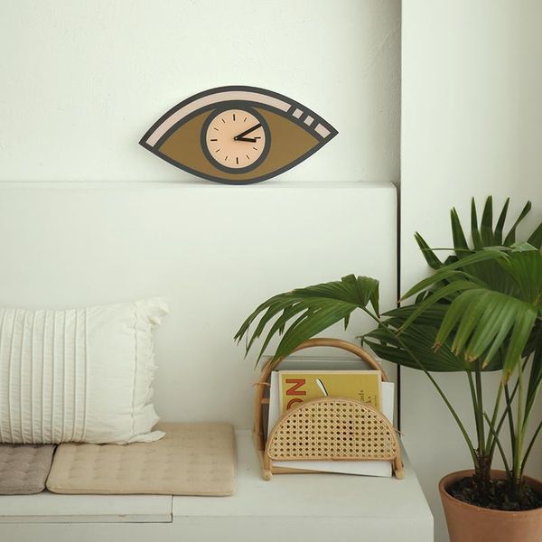 

nordic creative wall clock modern art design novelty unique funny lovely watch acrylic reloj mural decoration ec50wc clocks