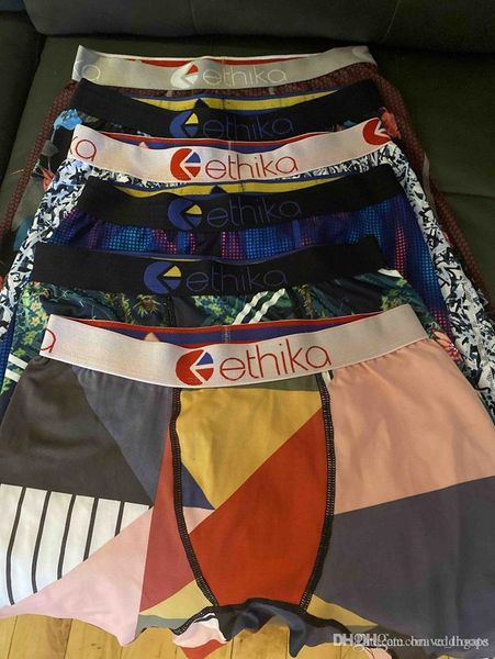 

random styles/colors ethika icon mens boxer underwear sports hip hop rock excise underwear skateboard street fashion quick dry shorts 9d14#2, Brown;gray