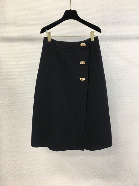 

skirts 2021 women fashion breasted skirt 0902, Black