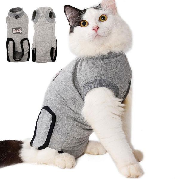 

cat costumes cotton recovery suit pet clothes shirt anti-bite for operation