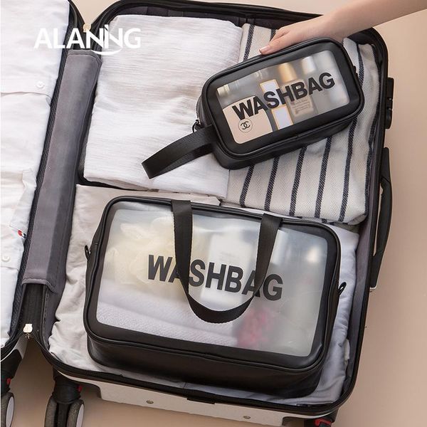 

storage bags portable packaging high capacity makeup organizer for cosmetics waterproof women's cosmetic bag handbags travel home