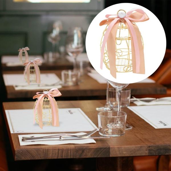 

gift wrap 2pcs wedding candy box packaging birdcage storage container