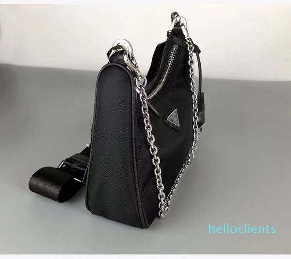 

2021 nylon designers shoulder bags leather tote handbag designer lady cross-body luxury chain bag totes213c