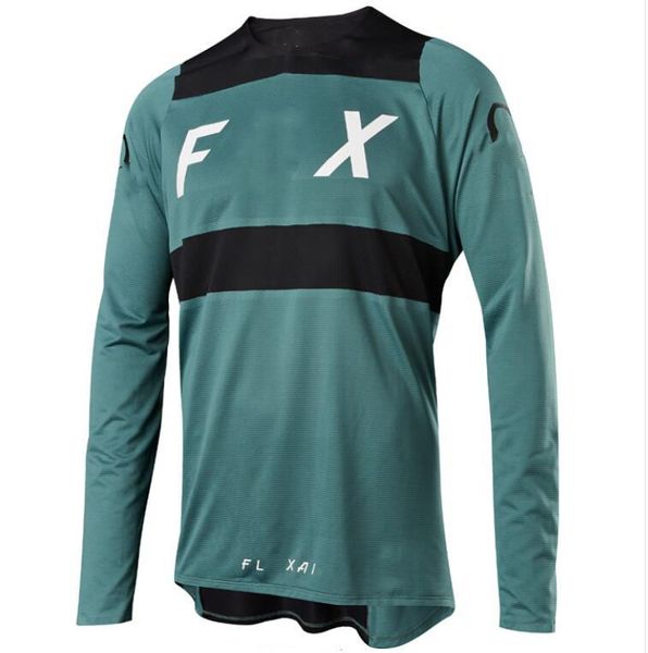

Motorcycle mountain bike off-road cycling racing suit summer polyester quick-drying long-sleeved T-shirt can be customized