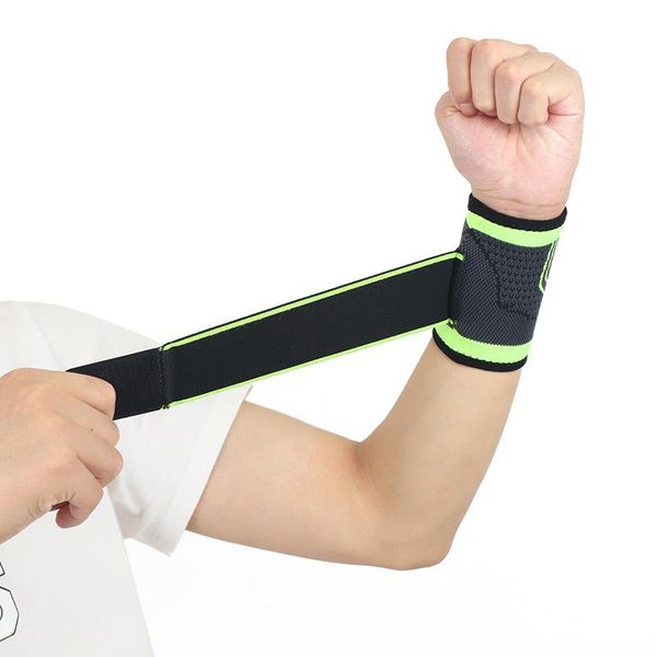 

outdoor sports fitness pressurized wrist cycling basketball badminton tennis wearable and breathable protector support, Black;red