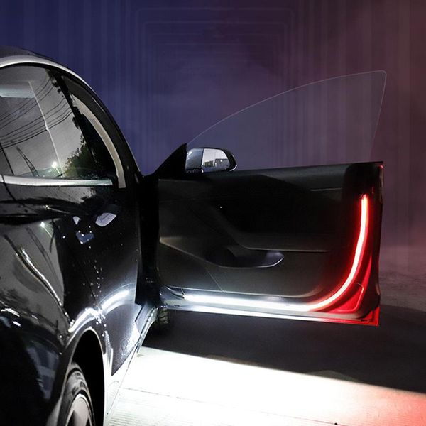 

car headlights led door welcome light safety warning streamer lamp strip waterproof lights