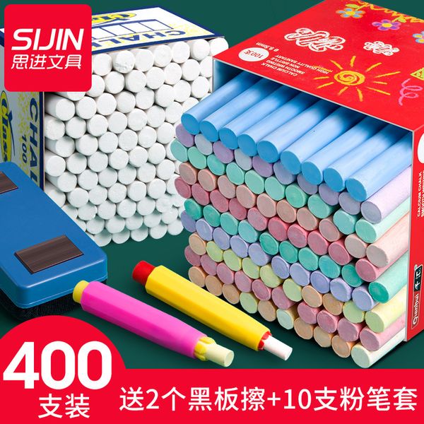 

painting pens 400 white chalk dust blackboard for children, Black;red