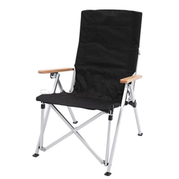 

camp furniture outdoor portable folding recliner fishing backrest leisure chair aluminum alloy beach