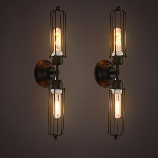 

wall lamps individual creative retro bar restaurant cafe corridor aisle industrial iron