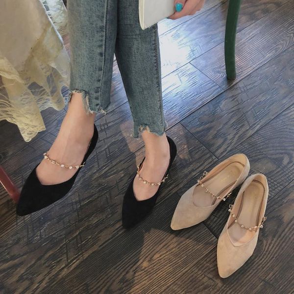 

dress shoes shallow mouth slimming slip on heels pointed pumps chunky sandals lace-up clogs for women 2021 sweet all-match slip-o, Black