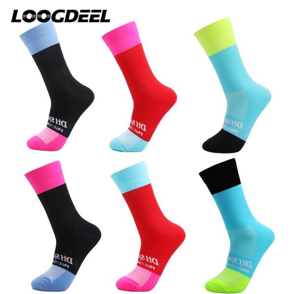 

sports socks loogdeel bicycle comfortable riding experience wear-resistant moisture wicking running basketball, Black