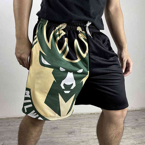 

men's and basketball shorts hip-hop style summer wo casual loose, White;black