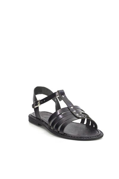 

sandals women's black genuine leather 20y 107