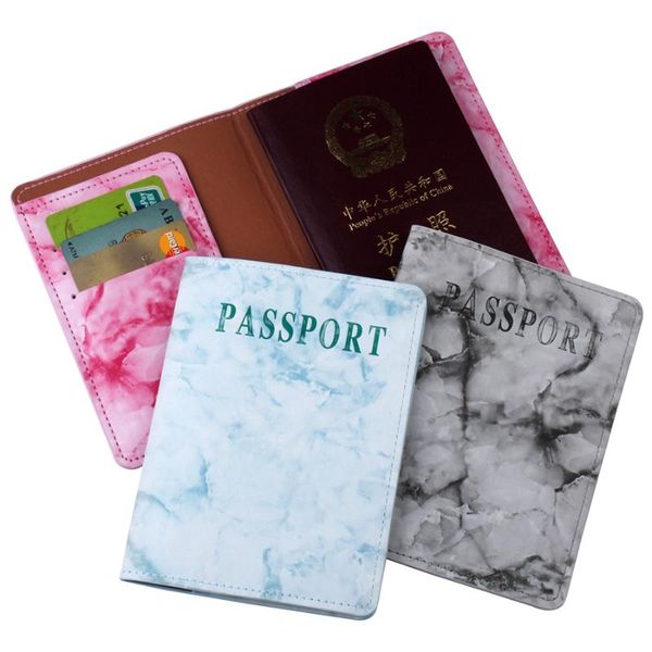 

card holders sale stone pattern passport cover case women men travel holder id&document ch13a, Brown;gray