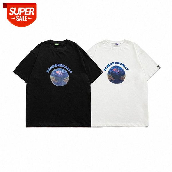 

mansclot letter print round neck loose short sleeve t-shirt men's half #0s2f, White;black