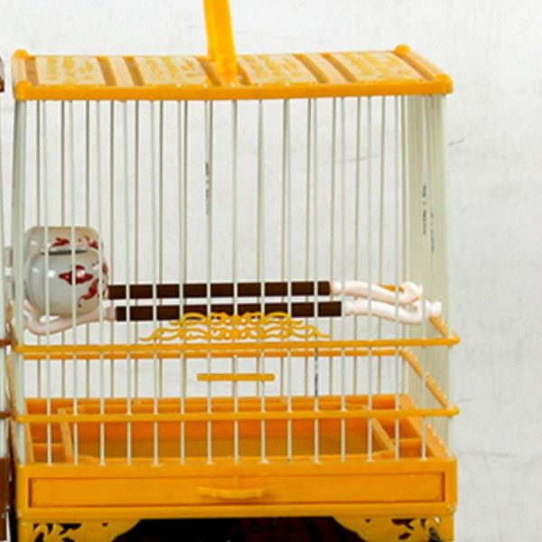 

with cover plastic cage small birds hanging shells nest hoose birdhouse parrot house outdoor decoration bird cages
