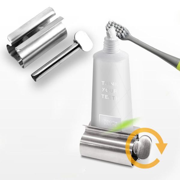 

bath accessory set automatic toothpaste dispenser toothbrush holder wall mounted squeezer rolling tube bathroom accessories