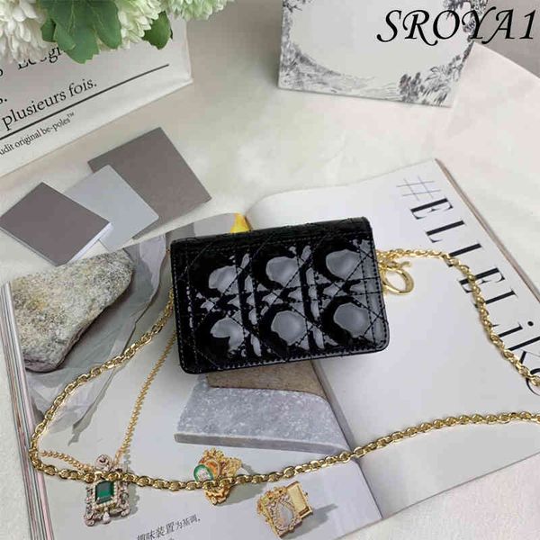 

2021 new fashion high-quality texture diamond-shaped chain small square classic all-match one-shoulder female messenger mini handbag