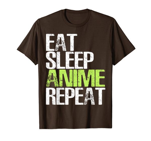 

eat sleep anime repeat shirt funny anime binge t-shirt, White;black