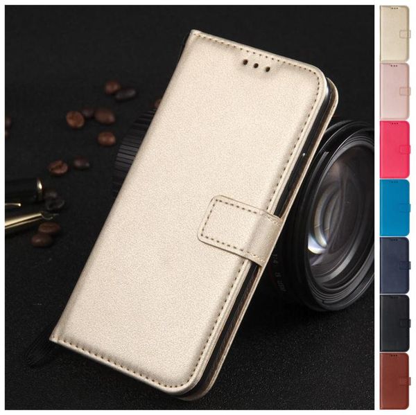 

pure color leather wallet case for galaxy a6 a7 a8 j4 j6 2021 s10 s9 s8 + a10 a20 a30 a40 a50 a70 stand back cover p21e cell phone c cases